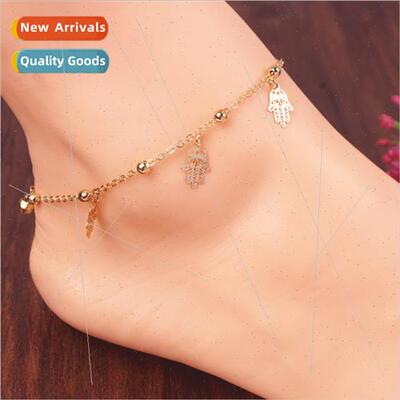 Europe fashion ladies copper bead chain exquise anklet simpl