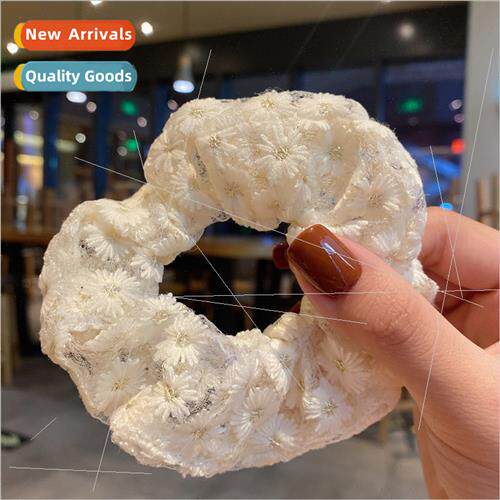 Korea new super fairy flower hair rope French large intestin
