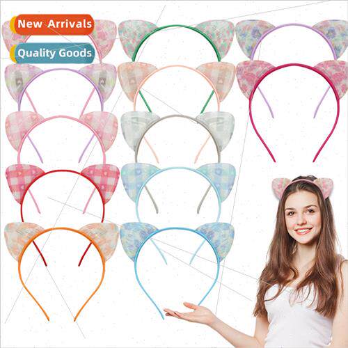 Cute Children Leather Cat Ears Hairband Fresh Sweet Cat Ears