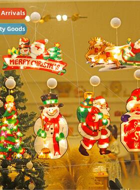 Christmas decorative lights santa suction cup lights christm