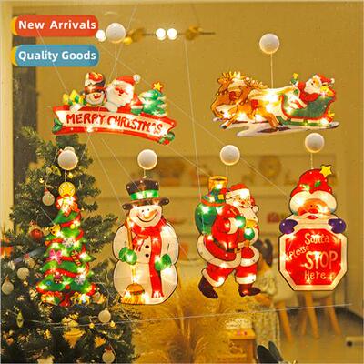 Christmas decorative lights santa suction cup lights christm
