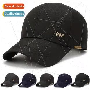 cap middle duck black casual baseball men aged Korean New