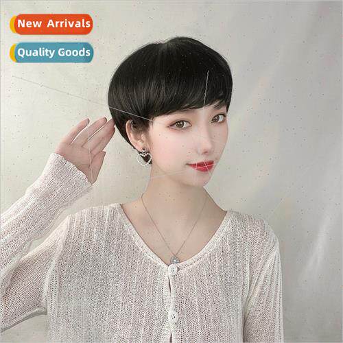 Wig female short fashion handsome short hair female chemical