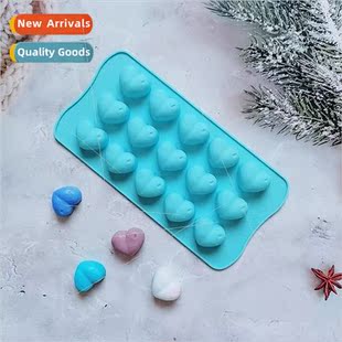 Raindrop Chocolate licone Heart Mold Grid shaped Ice 229