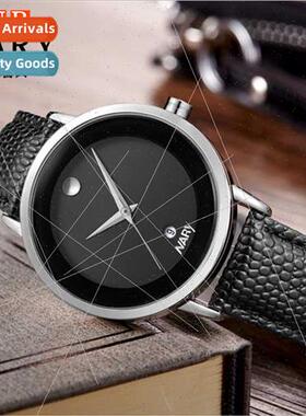 Men Casual ngle Calendar Belt Waterproof Quartz Watch 6133