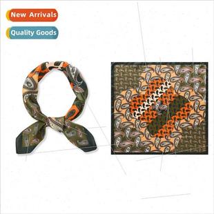 square scarf cashew retro flo new small summer Ethnic female