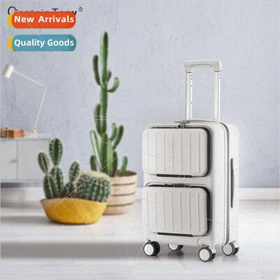 Front open cover 20 inch sucase universal wheel trolley case