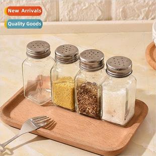 Glass Jar ing Barbecue Pepper Bottle Kitchen