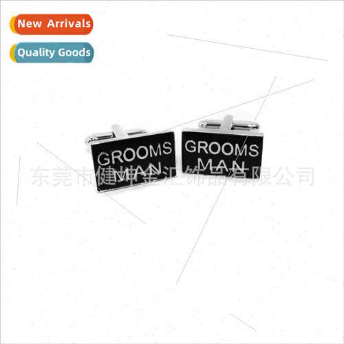 GROOMS MAN Best Man Alphabet Cufflinks Wedding Cufflinks