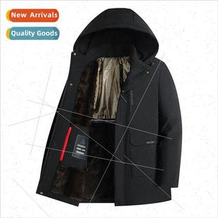 men cotton clothing Middle thickened elderly warm hoode aged