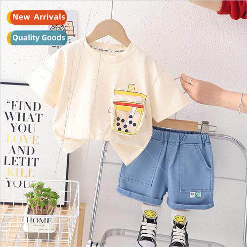 2023 summer new childrens suit fashionable small and medium