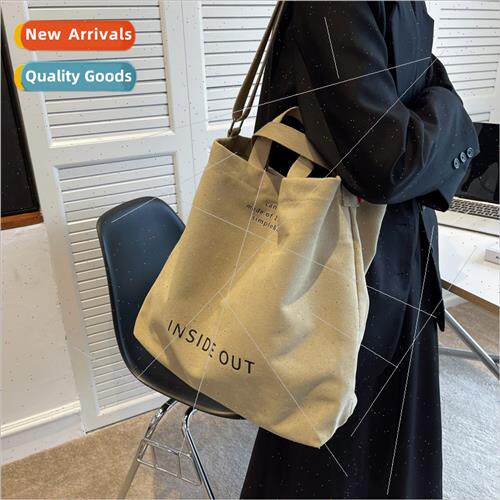 Korea ins lerary large capacy canvas bag ins student cloth b
