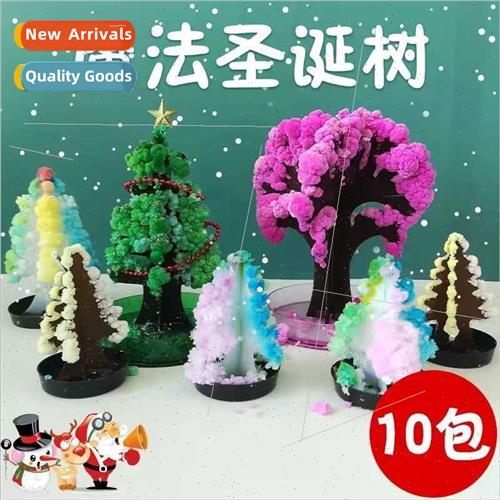 Decorative Paper Tree Christmas Blooming Watering Colorful C