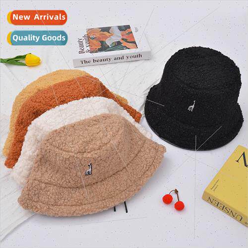 Autumn winter hat lamb wool fisherman hat Japanese hundred w
