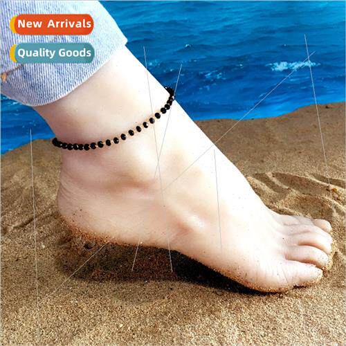 Europe new female fashion jewelry accessories black handmade