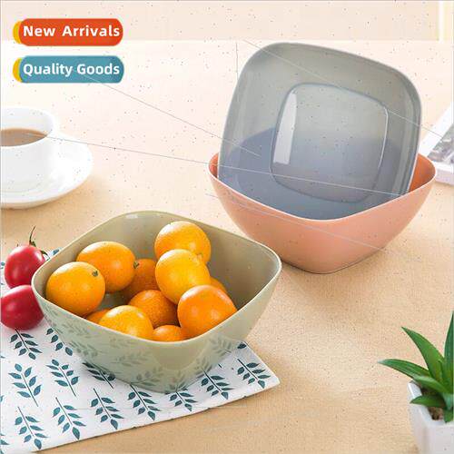 Home furnishing square fru plate family melon snacks candy d