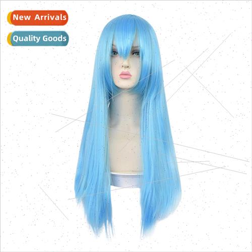 An jie character wig Bump World cos wig Lemon Girl sky blue