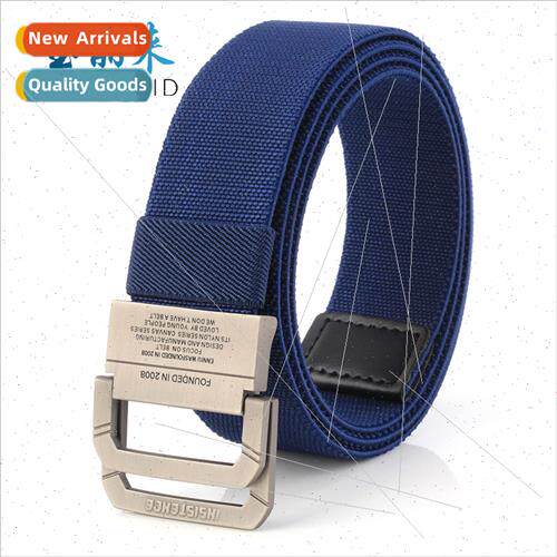 Double ring buckle nylon elastic elastic waistband Tactical