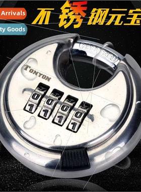 Stainless steel combination padlock waterproof rustproof out