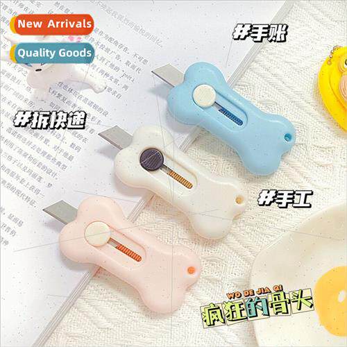 Cute bone shape art knife mini portable paper cutter portabl
