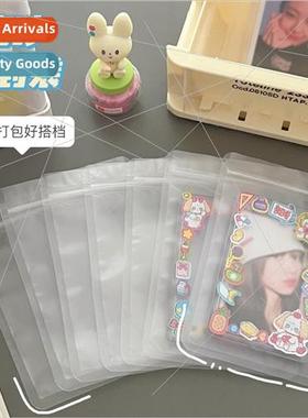 Frosted self-sealing bags matte bone bags transparent food p