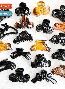 Super NICE Korea FRANCE ponytail hairpin bright black hair g