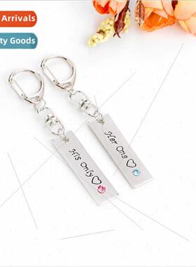 Europe creative letters pendant Her one His only love diamon