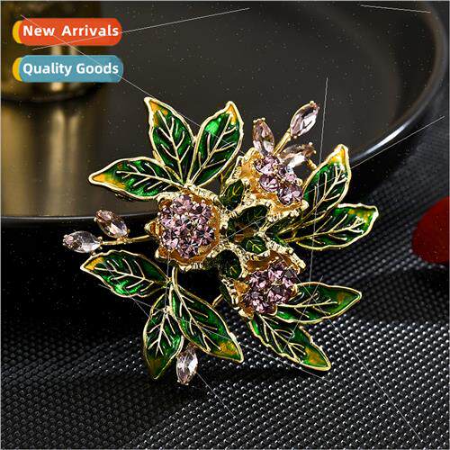 INS high-grade exquise rose elegant classic coat accessories