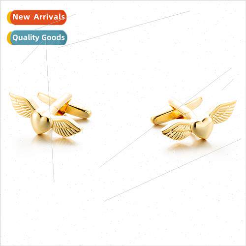 Cufflinks Cupid Angel Wings Cufflinks Heart Buttons Wings Cu
