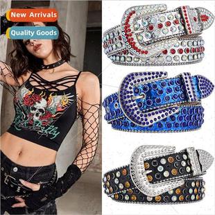 belt gleet full dec women diamond inlaid Women rhinestone