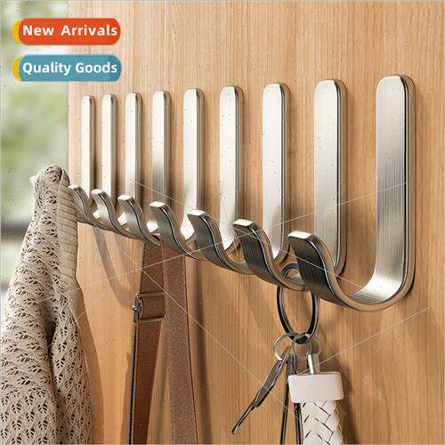 No-hole hooks kchen spatula gadgets storage 304 wall hooks d
