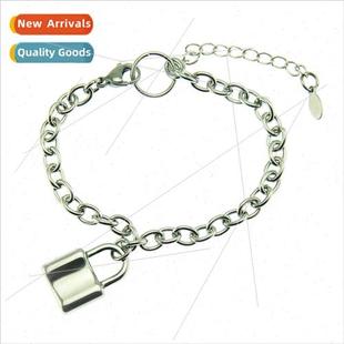 Korean wind simple glossy lock men women bracelets fashion