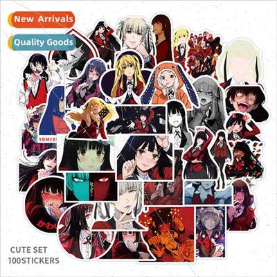 100 pcs of Japanese anime wild gambling abyss graffiti stick