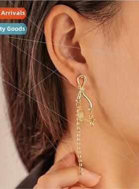 Korea fashion new earrings creative bow sun flower bee earri