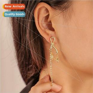 earrings creative bee fashion earri flower new sun Korea bow