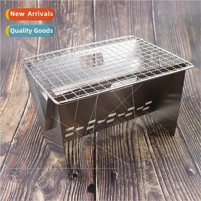 Outdoor Convenient Stainless Steel Barbecue Grill Picnic Min