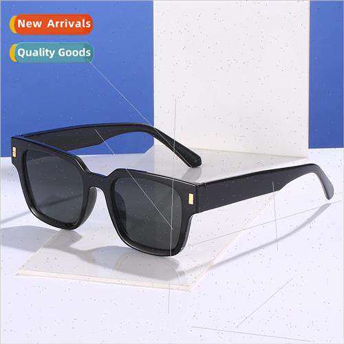 New small square frame sunglasses female ins  sunscreen sung