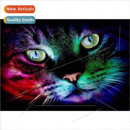 New colorful cat diamond painting modern living room small f