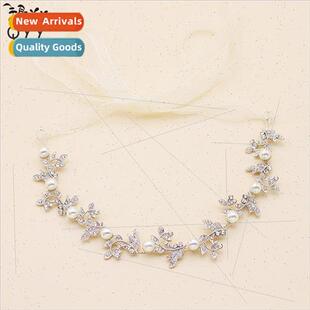 Europe  simple alloy hair bands pearl hair bands bridesmaid