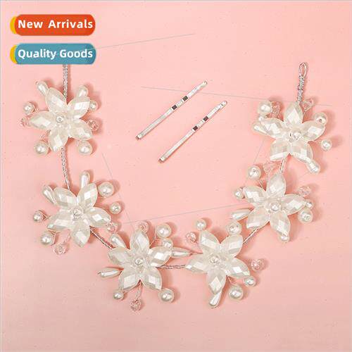 Europe  bridal hair bands handmade pearl headbands 适用child
