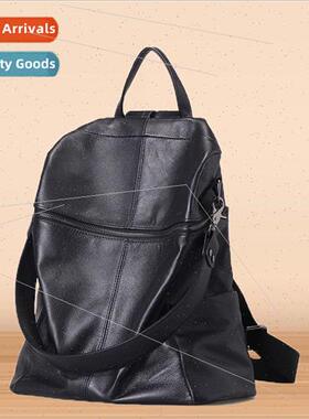 Genuine Leather Women Bag 2023 New Europe Leather Shoulder B