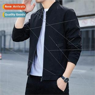 spring fall clothes baseball Korean loose jacket tide Men