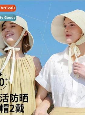 fluttering band sun hat fisherman hat female UV sun hat outd