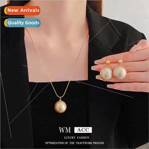silver pin simple pearl earrings vintage versatile earrings