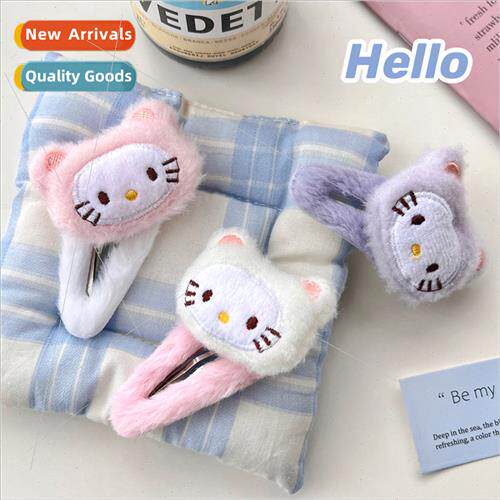 Cartoon plush BB clip headgear kten cute girl heart side cli