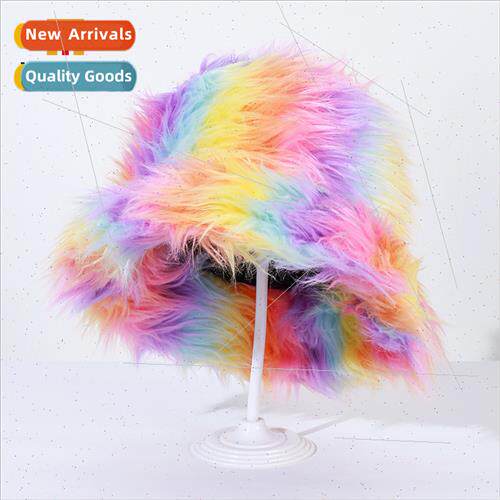 2022 Autumn and winter new hat female padded fisherman hat w