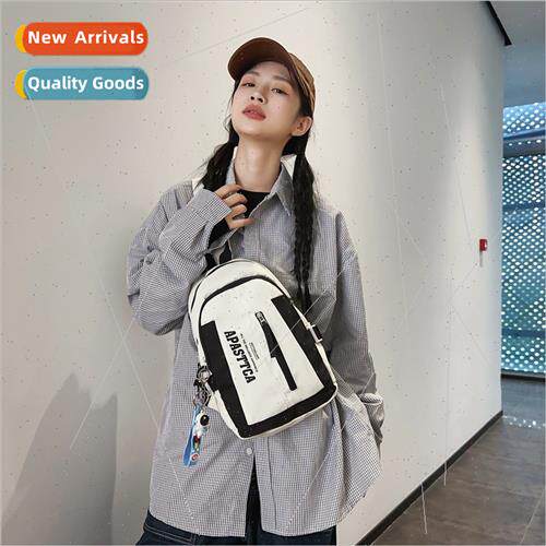 Chest bag men women ins tide students shoulder crossbody bag