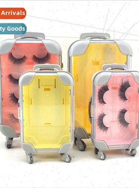 New luggage packaging false eyelashes handmade two pairs suc