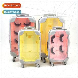 false eyelashes handmade New pairs packaging two suc luggage