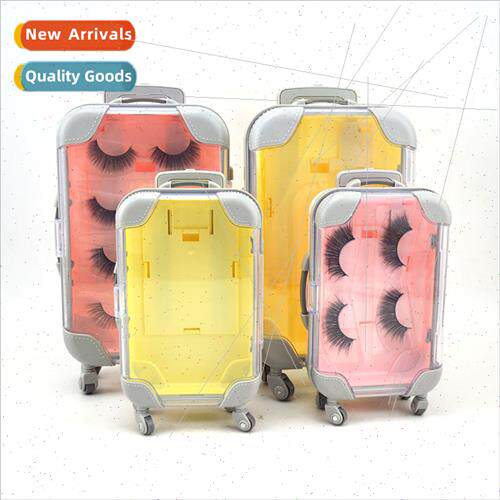 New luggage packaging false eyelashes handmade two pairs suc